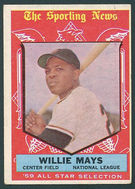 Arguably one of the best baseball players of all time, willie mays is considered an icon in the baseball world. Willie Mays 1959 Topps #563 Baseball Card | Pristine Auction
