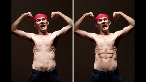 One such person is james fridman, a hilariously talented photoshop artist, who takes things way too literally. How to get 6 pack abs in Photoshop - YouTube