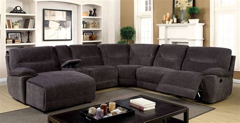 You can find great parking in the. Karlee Gray Chenille Finish Sectional Sofa CM6853 ...