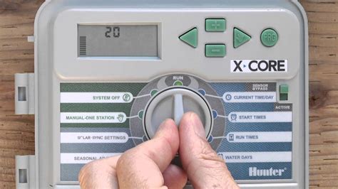 Hunter irrigation control systems and timers have watering schedules, independent start and finish time settings, days of week and water flow scheduling, and the option to customize watering schedules. Hunter X-Core Programming Overview and Setting Up Program ...