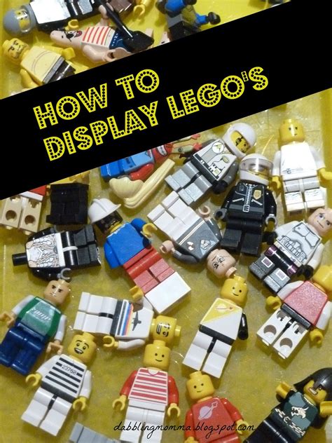 Lego display shelves for any room Dabblingmomma: Ways to Display Lego Minifigures