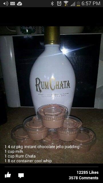 Garnish with fresh strawberries or fruit of choice. Rumchata mousse shots | Pudding shots, Rumchata pudding ...