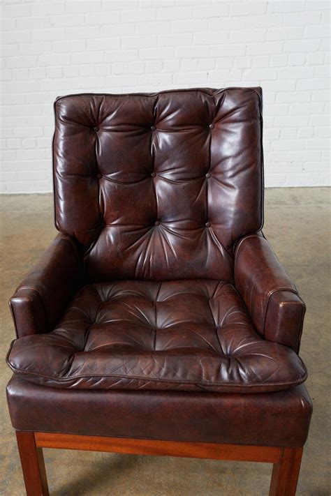 With over 186 lots available for antique leather accent chairs and 56 upcoming auctions, you $2751 bid. Pair of Midcentury Tufted Leather Library Chairs For Sale ...