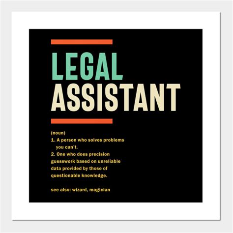 Financial assistant duties and responsibilities help with financial data entry and general bookkeeping manage data, records, and reports by checking for errors and verifying accuracy of information prepare receipts, vouchers, invoices, etc. Legal Assistant Definition - Legal Assistant - Plakat i ...