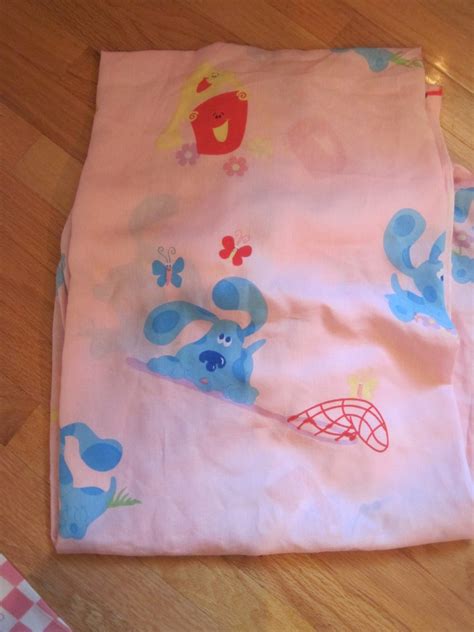 Pillows become part of every area including bedroom. Blues Clues Twin Size Pink Sheet Set Bedding Flat Fitted ...