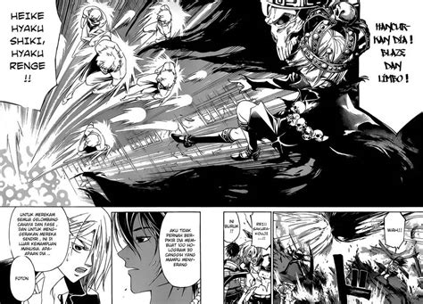 Hidup kembali ke masa lalu untuk mengalahkan dewa iblis tartarus. Baca manga komik Code Breaker Chapter 111 Bahasa Indonesia