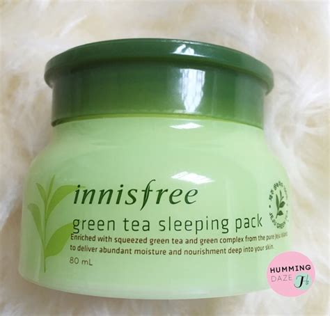 It contains the green tea grown on the island owned by amore pacific. Innisfree Green Tea Sleeping Pack Review.