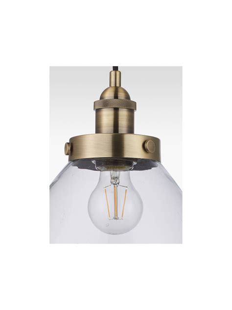 This uniquely styled glass cloche pendant is hand blown with delicate rope detailing for a beautiful addition to your home. Bay Lighting Carter Ceiling Light at John Lewis & Partners