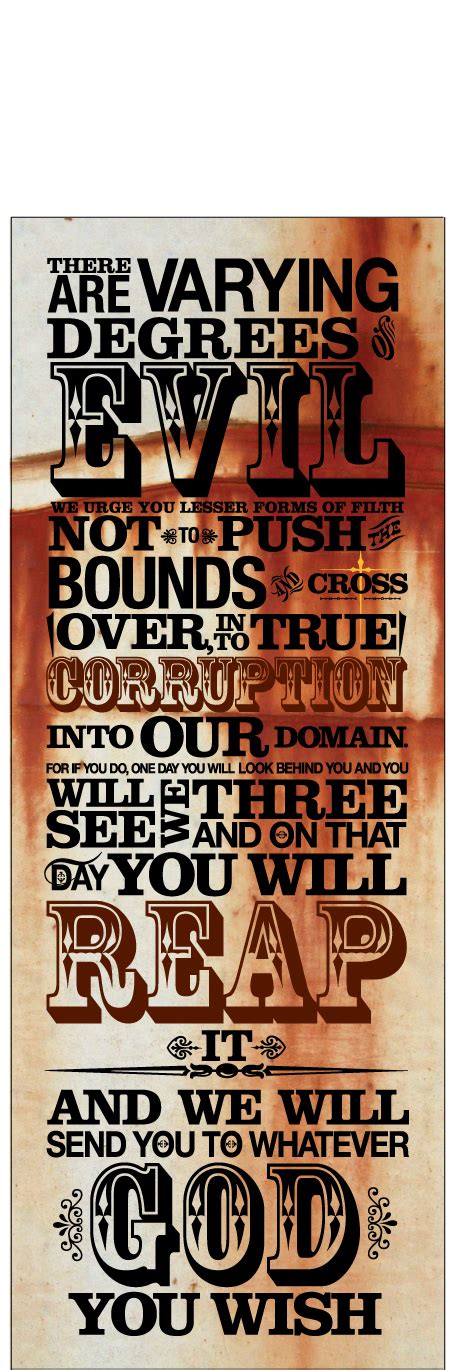 While the priest gives benedictions, two irish brothers, connor and murphy, move towards the altar to kiss the redeemer's feet. Boondock Saints 2 Quotes. QuotesGram