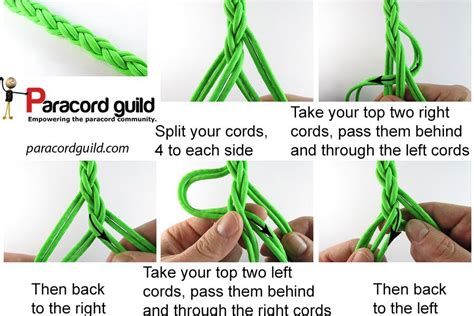 Check out this tutorial for details. 8 strand diamond braid - Paracord guild | Paracord, Braids, Paracord knots