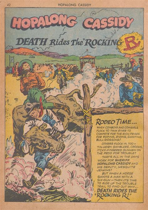Old-fashioned Comics: Hopalong Cassidy #01 Fawcett, 1943 (One shot)
