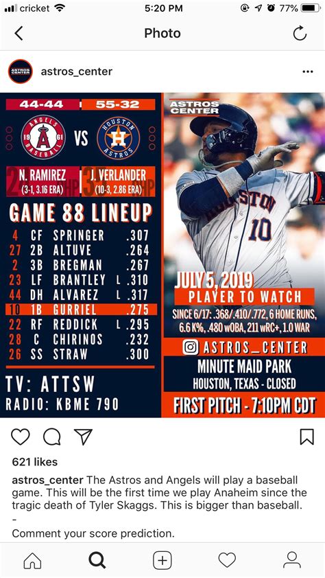 Relive the '19 astros season on at&t sportsnet. DAT 7/5: Astros (Verlander) vs Angels (Ramirez) 7:10 CT AT ...
