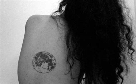 Full moon tattoos carry the symbolic meanings of the height of power, completion, achieving clarity, and realizing one's desires. finally - my second! minimalist full moon tattoo / Dot Work by Philigran Tattoo Tattoodesign ...