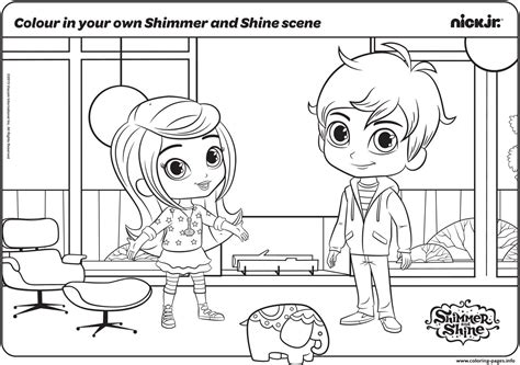 Select from 35919 printable coloring pages of cartoons, animals, nature, bible and many more. Colour In Your Own Shimmer And Shine Scene Coloring Pages ...