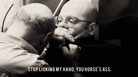 #kramer gifs (7 so far). stop licking my hand you horse's ass | Arrested ...