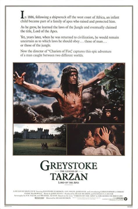In theaters july 1, 2016. Greystoke: The Legend of Tarzan, Lord of the Apes - 1984