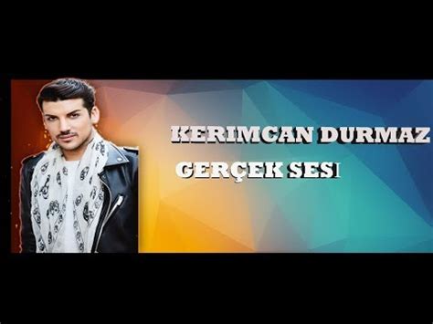 Kerimcan durmaz sevgilisi ifşa olunca adeta haberleri doğrular nitelikte bir harekete imza attı. Kerimcan Durmaz-Gerçek Sesi - YouTube