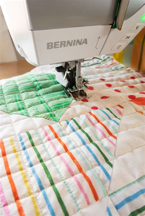 Learn the 6 simple steps to straight line quilting, or as some call it ...
