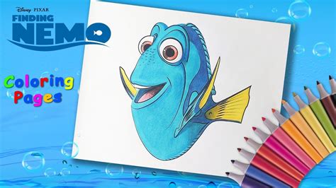 Finding dory coloring pages to download and print for free. Finding Nemo Coloring Pages. Coloring Dory. - YouTube