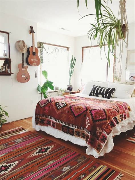 Bohemian room decor ideas pinterest. Southwestern theme room. | Bohemian bedroom inspiration ...