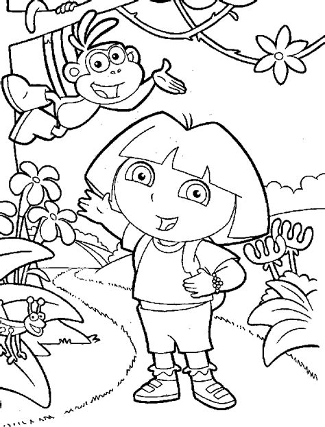 Kids love coloring pages that feature their favorite television characters with the popular tv show dora the explorer being one of the most sought after coloring sheet subjects throughout the world. Activity Dora And Boots Coloring Pages | Nick jr coloring ...