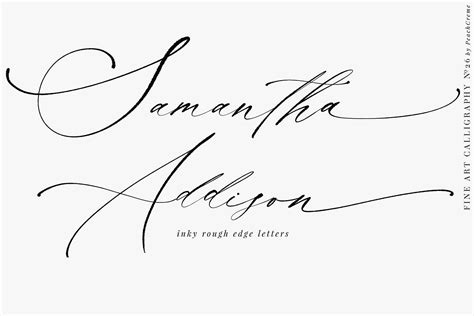 Calligraphy fonts go beyond usual typeface definition in typography. La Bohemia // Fine Art Calligraphy | Modern calligraphy ...