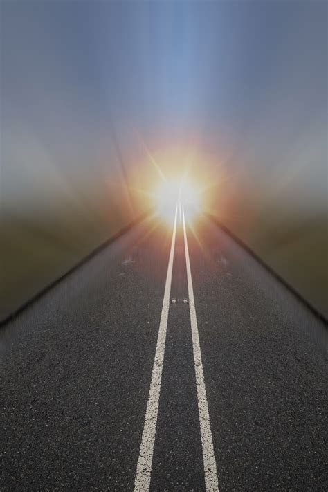 Fuzzy Motion Asphalt Highway Free Stock Photo - Public Domain Pictures