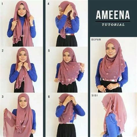 Which shawl tutorial do you like ? 34 TUTORIAL MUDAH PEMAKAIAN TUDUNG , SHAWL DAN SELENDANG ...