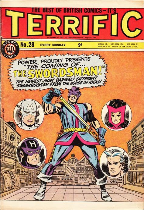 Being that this is about pressing and cleaning comics the pictures shown as examples and for reference are lacking quality. Terrific 28 A, Oct 1967 Comic Book by Odhams