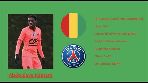 Selon l'equipe le psg s'interesserait au milieu défensif boubacar camara. Abdoulaye Kamara (PSG / Guinea) vs Lyon U19 - YouTube