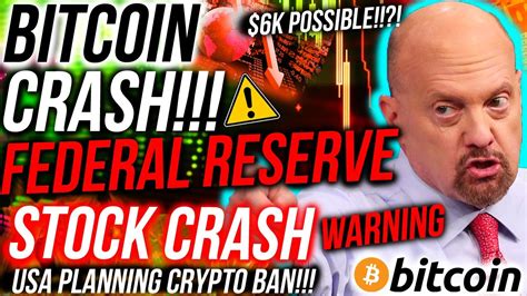 So why did it happen? BITCOIN CRASH TO $6K?! FEDERAL RESERVE WARN OF STOCK ...