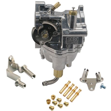 Refer to super e and g carb kit application chart to confirm that carb kit is correct one for your motorcycle. Super E Carburetor Only | S&S Cycle