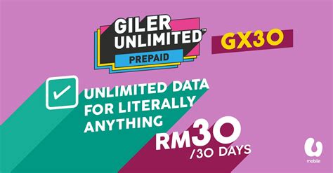 In this video, we did a speed test using the u mobile giler unlimited data plan gx30 and gx50. U Mobile on Twitter: "Get the new #GilerUnlimitedGX30 ...