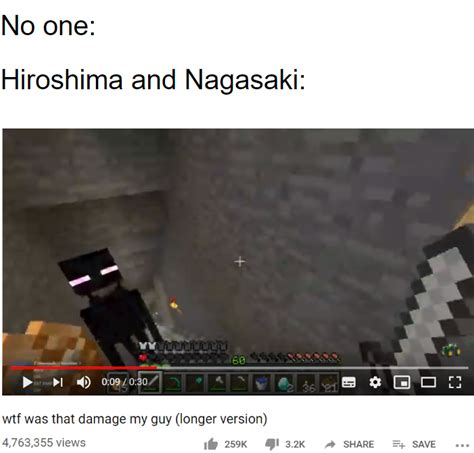 The video follows the events of the 6th august 1945 leading up to the hiroshima bombings. 6/9th of August 1945 : HistoryMemes