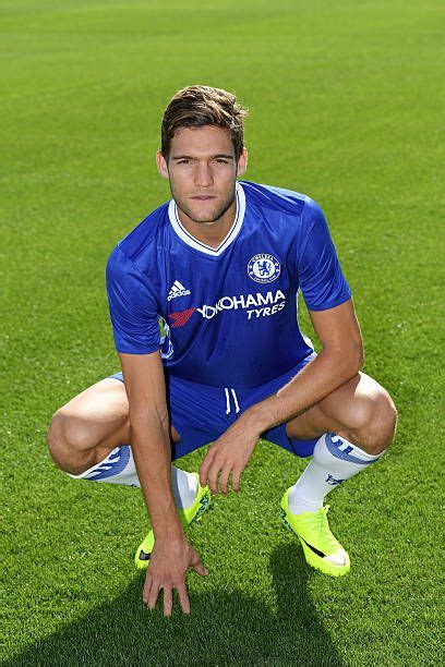 Brighton & hove albion burnley f.c. Marcos Alonso of Chelsea during the Chelsea Official Team ...