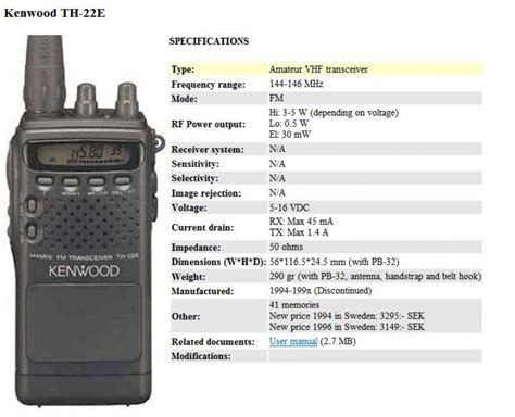 Kenwood electronics france sa is located in 50 allee des impressionnistes, l etoile zac paris nord ii, 93420 villepinte you can view all companies like kenwood electronics france sa in all countries Troc Echange Kenwood TH 22E sur France-Troc.com