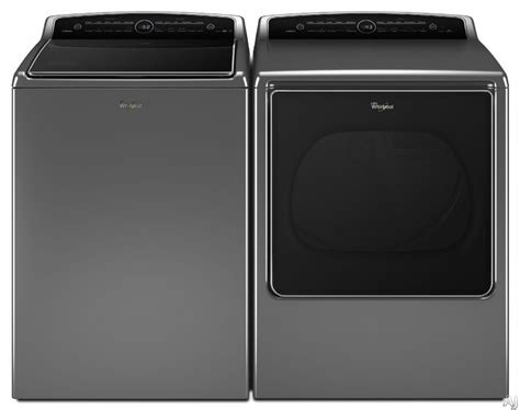 A stackable washer and dryer can be ideal in some situations. Whirlpool WPWADREC3 Side-by-Side Washer & Dryer Set with ...