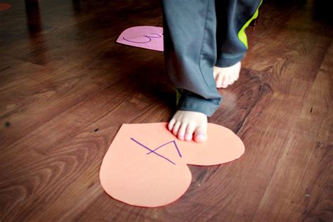 Start the music and play. 5-in-1 Valentine's learning game for preschoolers - The Many Little Joys