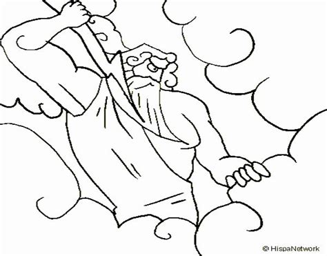 Haciendo clic en la imagen e imprimiendola directo de tu 2. Dibujo de Dios Zeus pintado por en Dibujos.net el día 04-05-20 a las 15:41:01. Imprime, pinta o ...