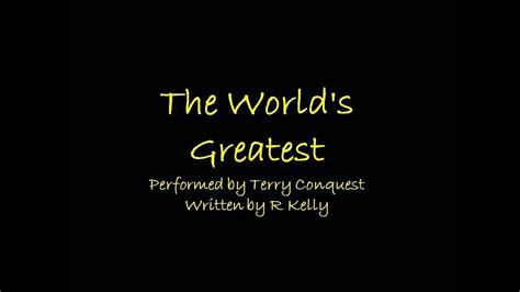 The worlds greatest r kellythe worlds greatest r kelly. R Kelly - The World's Greatest (Cover) - YouTube