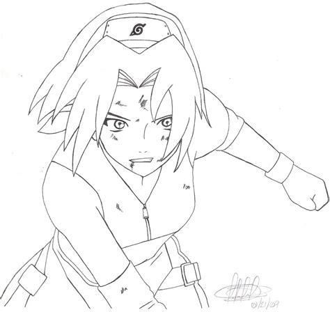 Lihat ide lainnya tentang bunga sakura, bunga, bunga pita. Sakura LineArt by acexl1000 by ZombieGirl115 on DeviantArt