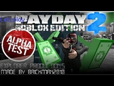 Rb bank is on facebook. Lets play ROBLOX: PreAlpha PAYDAY 2 *R&B Bank update ...