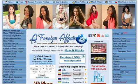 Now, try the right place. A Foreign Affair / Loveme | Dating Sites Guide