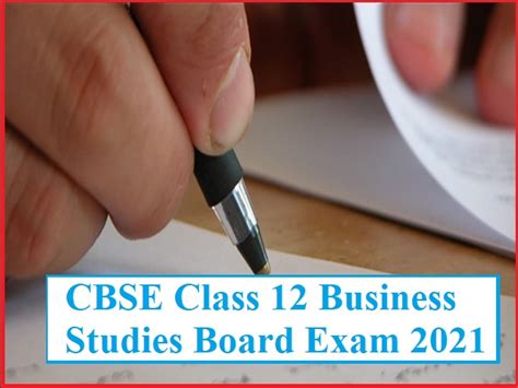 Cbse has released the board examination schedule on 2nd february 2021. CBSE Class 12 Business Studies Board Exam 2021: Previous Year Papers & Latest Sample Paper ...