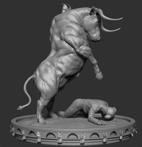 Ассумпта серна, антонио бандерас, начо мартинес и др. Bull vs Matador private commission - ZBrushCentral