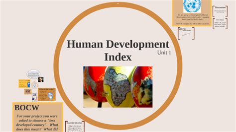The human development index (hdi) of the united nations exhibits four key aspects on the basics of human quality of living: Human Development Index by Nicole Martin