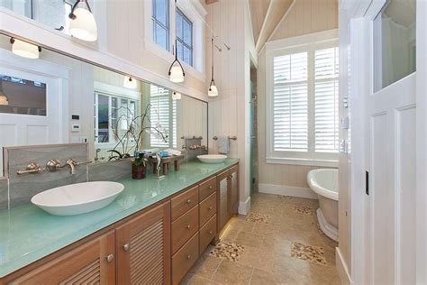 Shop rta bathroom cabinets online. Waterfront Retreat - Beach Style - Bathroom - Seattle - by ...