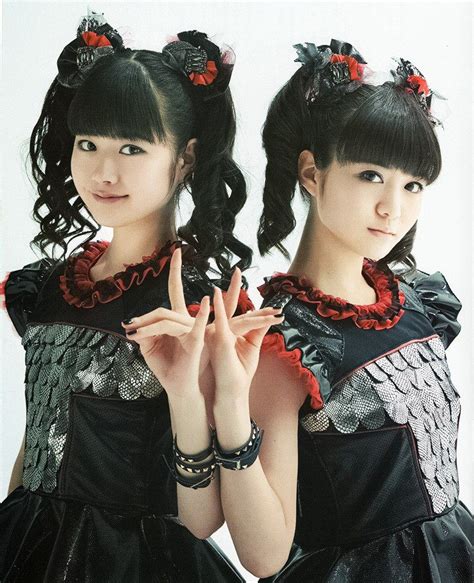 She is a former member of the kawaii metal group babymetal and the idol group. Yui & moa: Black Babymetal | メタルガール, モアメタル, プリ画像