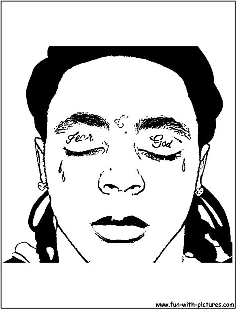 Coloring lil wayne coloring pages color printing printable book. Lil Wayne Coloring Page