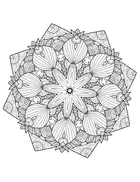 Flower Mandala Coloring Pages #506 - Blogx.info - Blogx.info